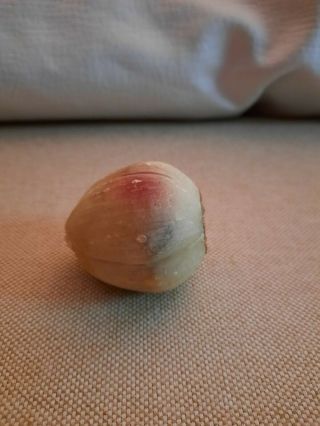 Vintage Stone Alabaster Fruit Onion