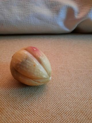 Vintage Stone Alabaster Fruit Onion 3