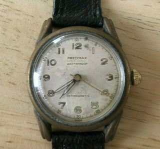 Vintage Precimax Mens Wrist Watch Swiss