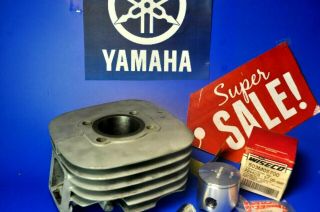 Oem 74 - 75 Yamaha 125 Mx Mx125 A Engine Cylinder Piston 3rd Over Bore Yz Dt At1?