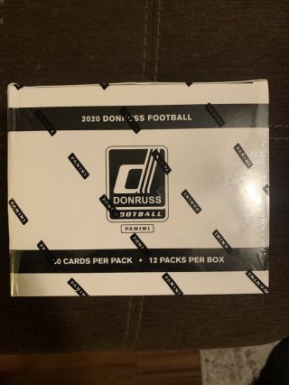 2020 Panini Donruss Football Fat Pack Box - 12 Packs Of 30 Per