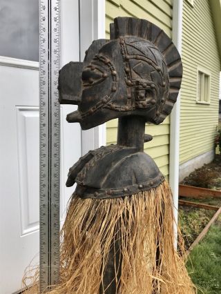 Old 28 inch Nimba or D ' mba Mask from the Baga People of Guinea Simo Society 3