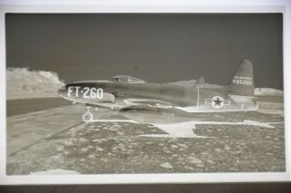 Vintage Aircraft Negative - Lockheed Tf - 80a - 10 - Lo