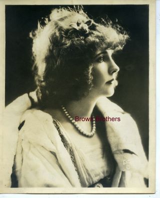 Vintage 1910s Hollywood Actress Fannie Ward Dbw Photo By Nelson Evans