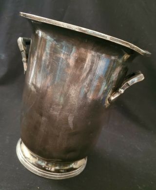 Rare Vintage Art Deco Silver Cunard White Star Lines Champagne Ice Bucket