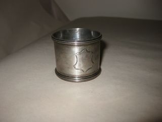 Vintage Solid Sterling Silver Napkin Ring Hallmarked 29 Grams
