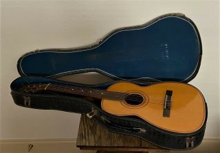 Vintage 1965 Tranquillo Giannini Model 2 Classical Acoustic Guitar,  Case