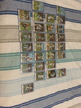 1961 Golden Press Baseball Cards (29) Cards Babe Ruth Gehrig Matthewson Collins