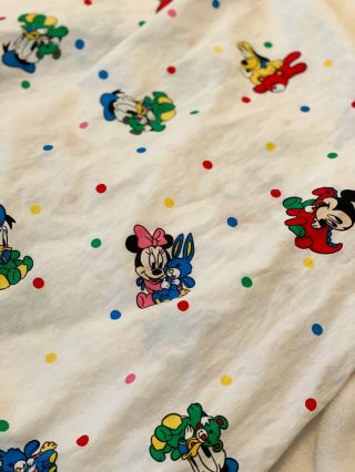 Vintage Mickey And Friends Crib/toddler Sheet