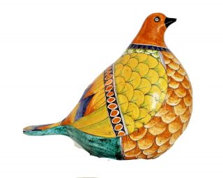 Romano Innocenti Vtg Mid Century Italian Modern Pottery Bird Sculpture Italy