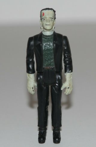 Great Vintage 1980 3.  75 " Remco Universal Monsters Frankenstein Karloff Glows Toy