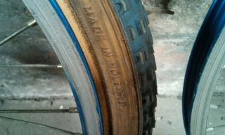 Araya 7x suntour wheels front and rear blue old school bmx pk ripper torker haro 2