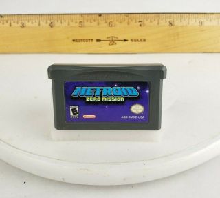 Metroid: Zero Mission Game Boy Advance Gba Vintage Agb - Bmxe - Usa Nintendo