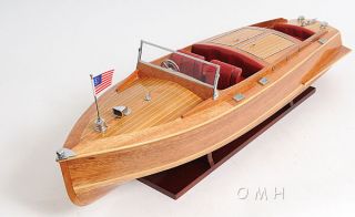 Chris Craft Runabout Wooden Model 32 " Power Speed Boat Fully Built