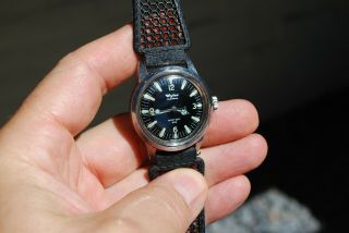 Rare Vintage Wyler Heavy Duty 660 Diving Divers Watch Stainless Steel Gem