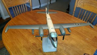 VINTAGE US Navy Lockheed P2V Neptune Airplane Desk Top Display Model Aircraft 2