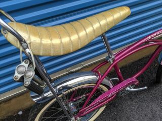 Schwinn 1966 Stingray DeLuxe Bicycle VIOLET Bike - Vintage 66 Sting - ray 3