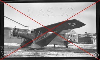 226 - B&w 616 Aircraft Negative - Bellanca C - 27a 33 - 027 In Early 1930s