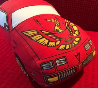 Vintage 1981 Tfa Car Company Margie Smith - Hass Pontiac Trans Am Red Pillow Rare