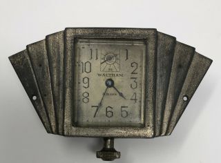 Vintage Art Deco Waltham Auto Car Clock.  Bin39