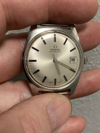 Vintage Omega Geneve Ref 166.  041 Cal 563 Mens Automatic Stainless Steel Watch