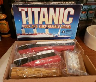 The Titanic Book And Submersible Model By Susan Hughes & Steve Santini No Book