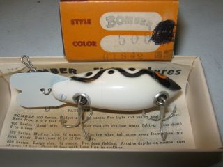 Vintage Bomber Model 508 Fishing Lure With Papers