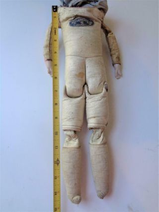 Antique Labeled FLORADORA GERMANY Armand Marseille Kid Leather Doll Body AM 18 