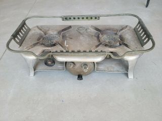 Vintage Primus No 347 Double,  2,  Twin Burner Marine Camping Stove