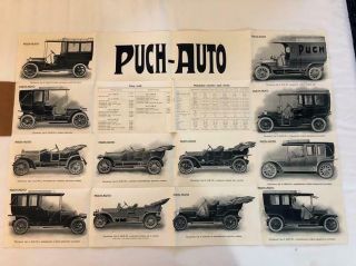 Puch Automobiles 1905 Poster Johann Puch Steyr Daimler Fahrzeuge