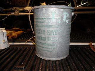 Vintage Green River Minnow Bucket Bait Pale