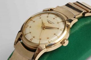 1952 Vintage Longines Mens Wristwatch W/ 23zs Movement -