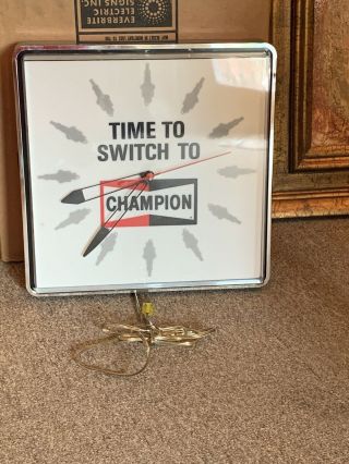 Champion Spark Plug Wall Clock