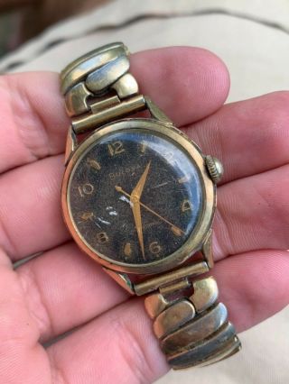 Vintage Bulova Wrist Watch Self Winding Case