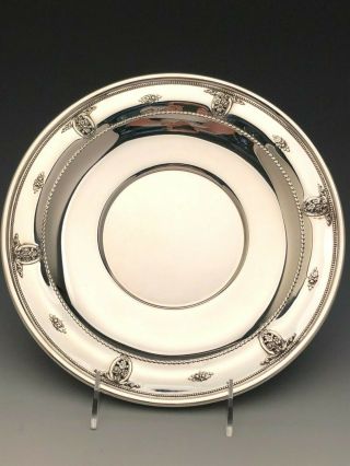 Rose Point By Wallace Small Tray 10.  25 " Sterling Silver