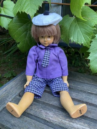 Dolfi Wooden Boy Doll David Wood Hand Painted Beautifully Crafted Vintage 1990 2