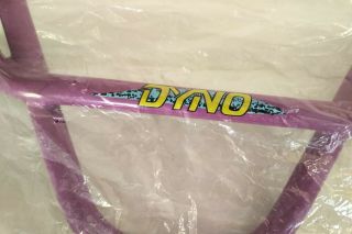 DYNO BMX Pretzel handlebars and matching drain post seat post 3
