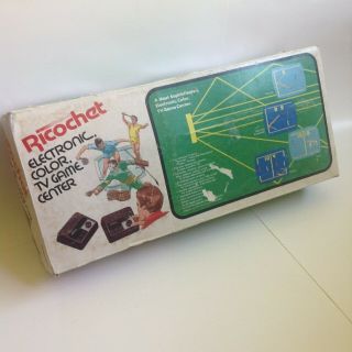 Vintage Ricochet Electronic Color Tv Game Center Model Mt1a Parts
