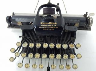 Antique Rem - Blick Typewriter Rare & Hard To Find.  In Case