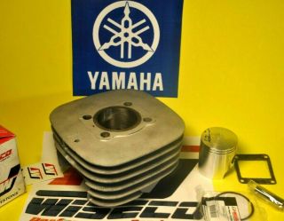 74 - 75 Yamaha 125 Mx Mx125 Engine Cylinder Piston 57mm 3rd Over Bore Yz Dt At1?