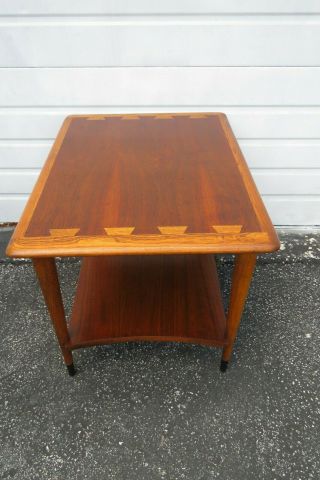 Mid Century Modern Acclaim Dovetailed Side End Table By Lane 1271