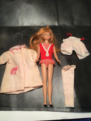 Vintage Barbie 1960 Doll Outfit Skipper Doll And Dream Time 1909
