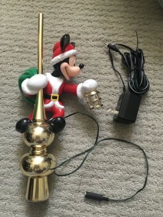 Vintage 19954disney Mr Christmas Mickey Mouse Lighted Lantern Tree Topper