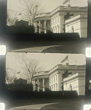 1933 Washington Dc 16mm Home Film White House Mount Vernon Antique