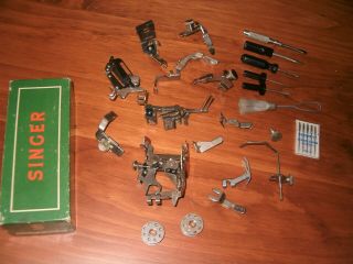 Vintage Singer Sewing Machine Attachments 160623 - 301 24 Items