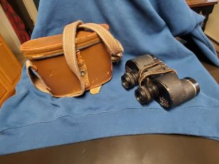 Vintage Binoculars Gramercy 7x35 Binoculars Wide Field Field W/ Leather Case