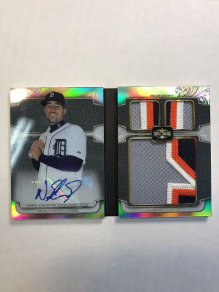 2014 Triple Threads Nick Castellanos Rc Jersey Auto Booklet 1/3 Huge Patch
