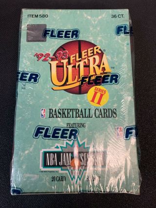 1992 - 93 Fleer Ultra Basketball Series 2 Box Factory