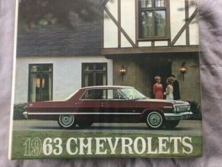 Vintage 1963 Chevrolet Sales Album Great