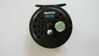 Martin 65 Fly Reel With Line & Leader 3.  25 " Diameter Reel
